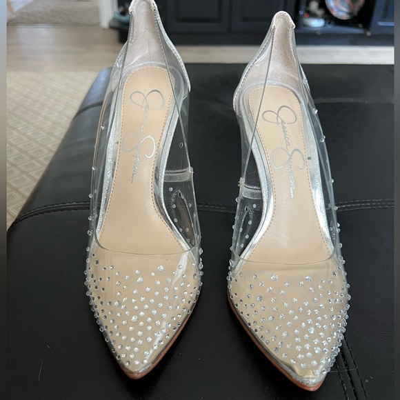 Jessica Simpson Pixera 3 Embellished Stiletto Pointed Toe Heel size 6 - Picture 8 of 8